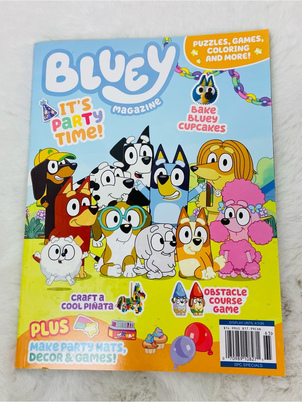 Bluey Party Fun Activity puzzles, games, coloring & more